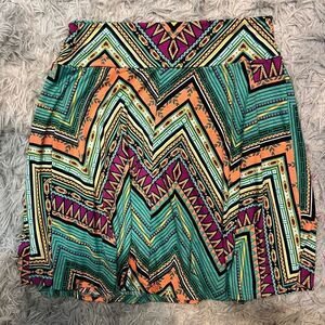 BEnvied Size Medium Aztec Summer Printed Skirt​